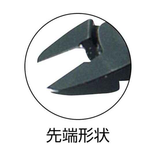 電子斜めニッパー 銅線切断Φ0.2〜1.0 全長135.5mm リンドストローム RX8146 (61-8844-25)_1
