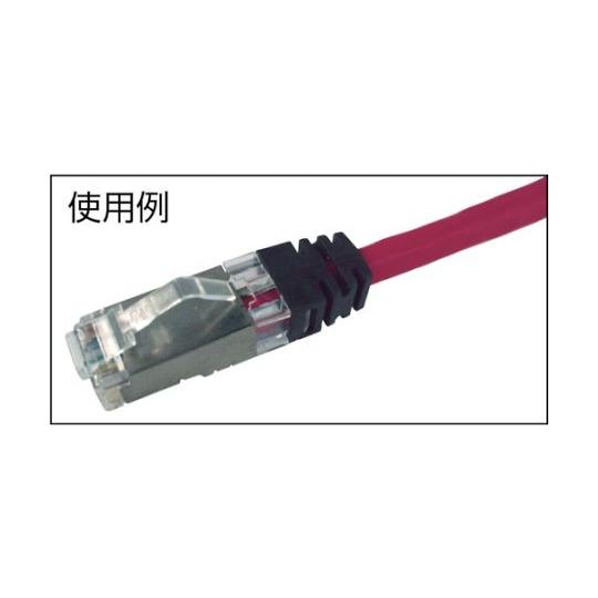 シールド付きモジュラープラグ LANコネクタ カテゴリ6 100個入り パンドウイットコーポレーション SPS688-C (61-8858-48)_2
