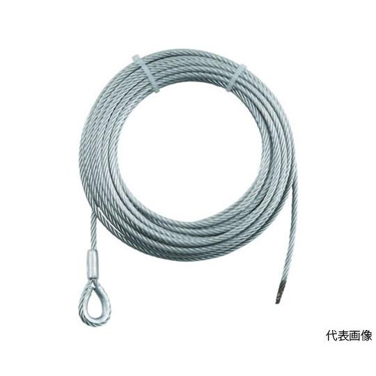 手動ウインチ用SUSワイヤーΦ8×40M用 シンブル入りロック トラスコ中山 SUSWWS8-40 (61-8861-33)