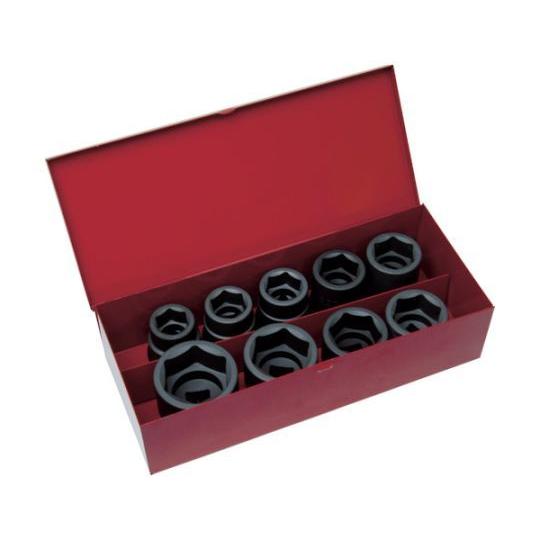 インパクト用ソケット9個組セット 差込角19.0mm トラスコ中山 T6-9SET (61-8863-85)