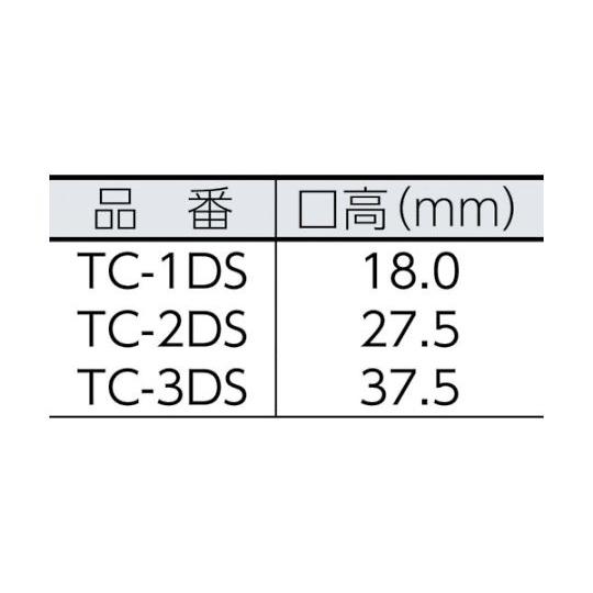 ニューストロング スライドクランプ DGSタイプ TC-2DS (61-8867-85)｜a1-shop｜02