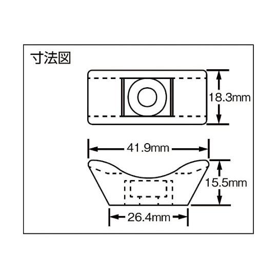 タイマウント 耐候性ポリプロピレン 100個入 パンドウイットコーポレーション TMEH-S10-C100 (61-8882-89)