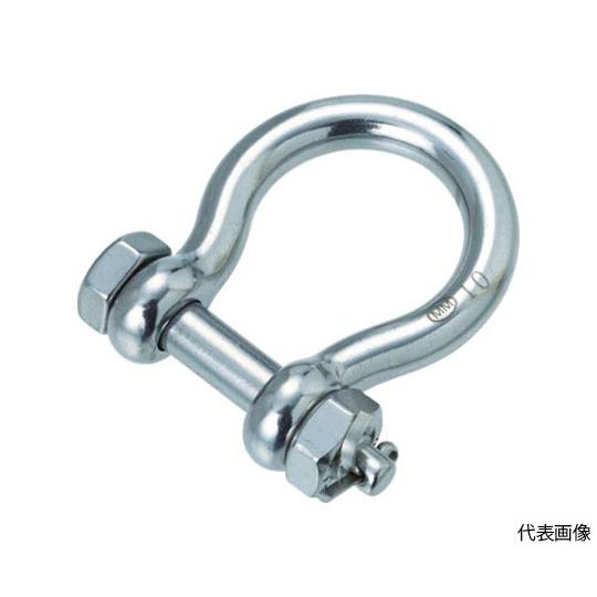 ステンレス ボルト止めオタフクシャックル 呼び16mm トラスコ中山 TOBS-16 (61-8883-86)