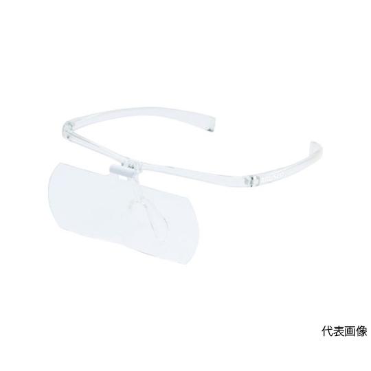 双眼メガネルーペ1.6/2/2.3倍セット フレーム透明 トラスコ中山 TSM-SET-TM (61-8890-90)