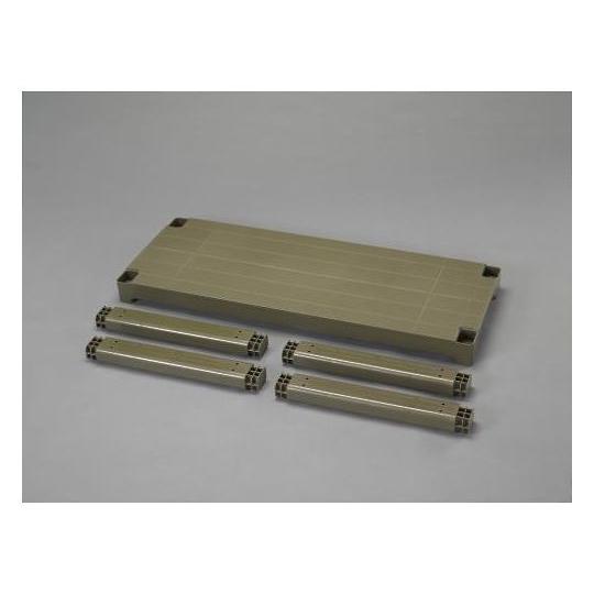1200x450x87mm ラック棚/連結式 OD色/PP製 エスコ EA976AL-31 (61-8994-70)