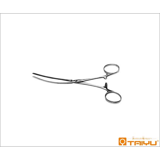 小児用腸鉗子 反 ネジ止 全長15cm TAIYU 大祐医科工業 TY-712BS 医療機器認証取得済 (61-9231-07)