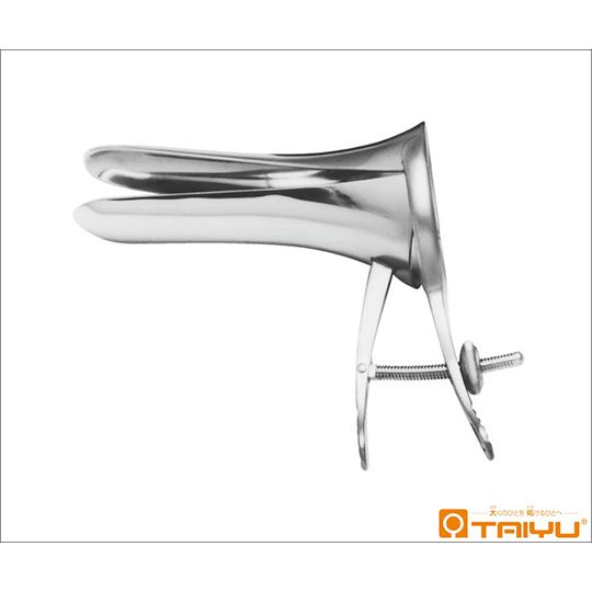 TAIYU 大祐医科工業 クスコー膣鏡 中 幅24mm 高さ48mm 深さ103mm ステンレス製 TY-912A2 医療機器認証取得済 (61-9232-23)