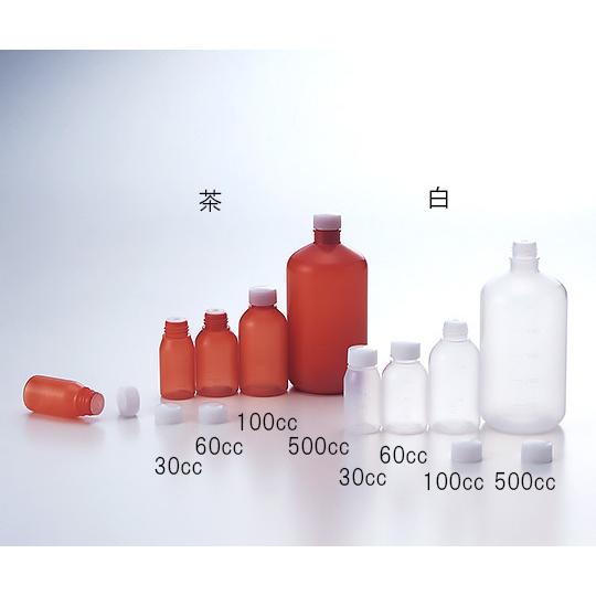 穴栓付外用瓶 白 30cc 1箱 200個入 ケーエム化学 1501 (62-0875-03)