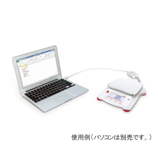 ポータブル電子天秤 202×224×54mm 8200g オーハウス SPX8200JP (62-1362-53)_4
