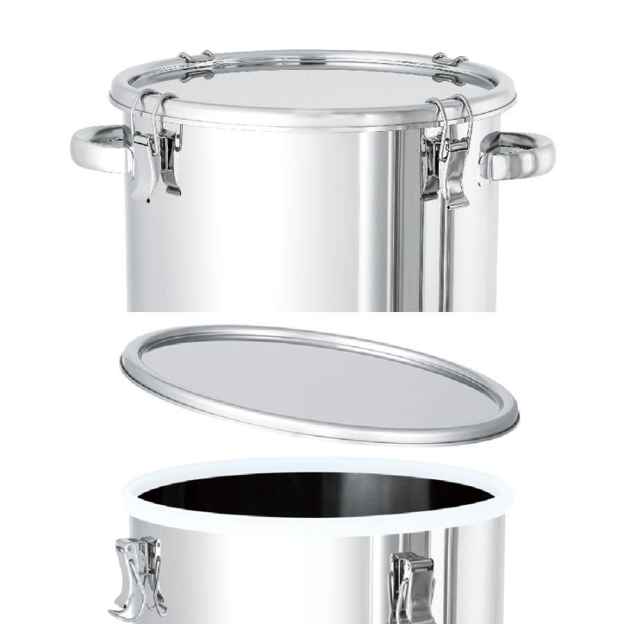 日東金属工業 PTFEパッキン付積み重ね式吊り下げステンレス密閉容器 20L CTB-STA-PTFE-30 (62-1369-33)_2