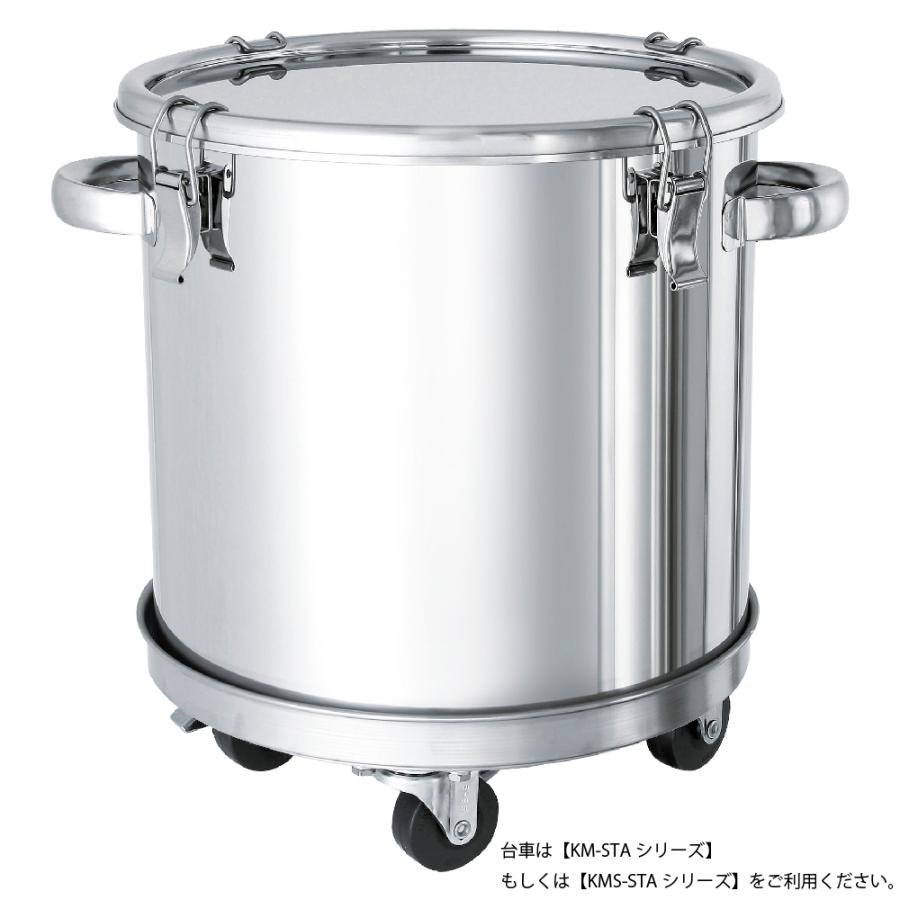 日東金属工業 PTFEパッキン付積み重ね式吊り下げステンレス密閉容器 20L CTB-STA-PTFE-30 (62-1369-33)_4