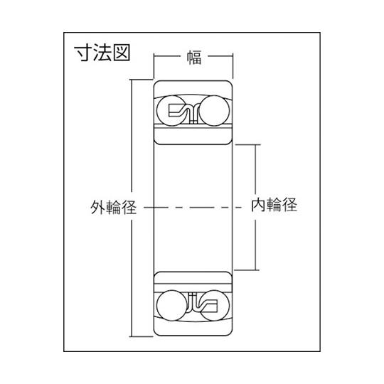 NTN 自動調心玉軸受 すきま大タイプ 内輪径35mm外輪径72mm幅17mm 1207SC3 (62-2375-04)｜a1-shop｜03