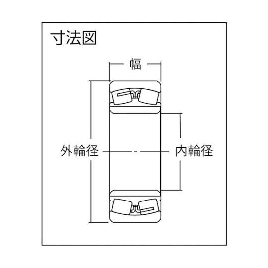 自動調心ころ軸受 すきま大 内輪径85mm外輪径180mm幅41mm NTN 21317D1C3 (62-2383-82)_1