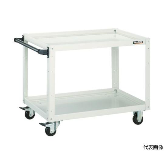 イーグルワゴン 900X600XH600 2段 ホワイト トラスコ中山 EGW-692-W (62-2489-12)