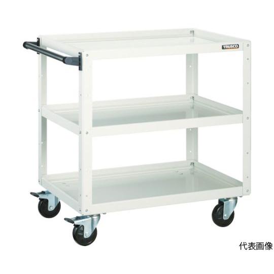 イーグルワゴン 900X600XH880 4輪自在 ホワイト トラスコ中山 EGW-993J-W (62-2489-24)