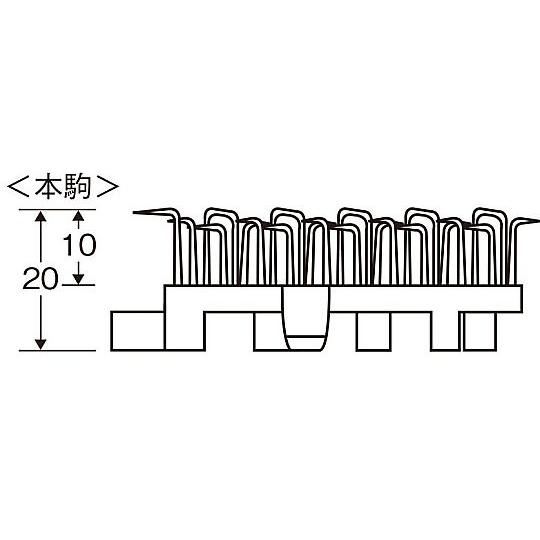 エバック若草ユニットE ランナー グリーン 山崎産業 コンドル F-53-1-RS (62-2960-70)_3