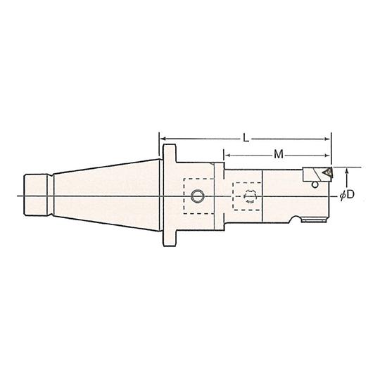 ナショナルテーパ ZMACボーリングバー 日研工作所 T50M-ZMAC32-160 (62-3663-53)_1