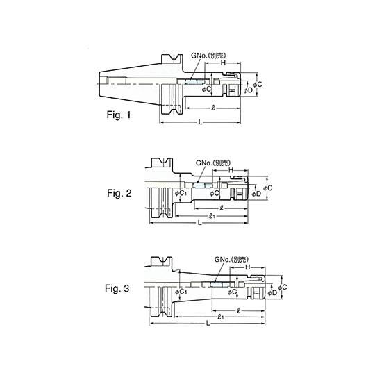2LOCK スリムチャック 日研工作所 NBT30-SK10C-45 (62-3670-22)