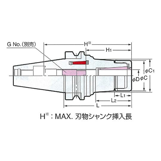 メジャードリームホルダ 日研工作所 NBT50-MDSK16-135 (62-3681-72)_1