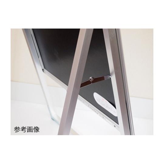 ポスターグリップスタンド看板 屋内用 B2両面シルバー 常磐精工 PGSK