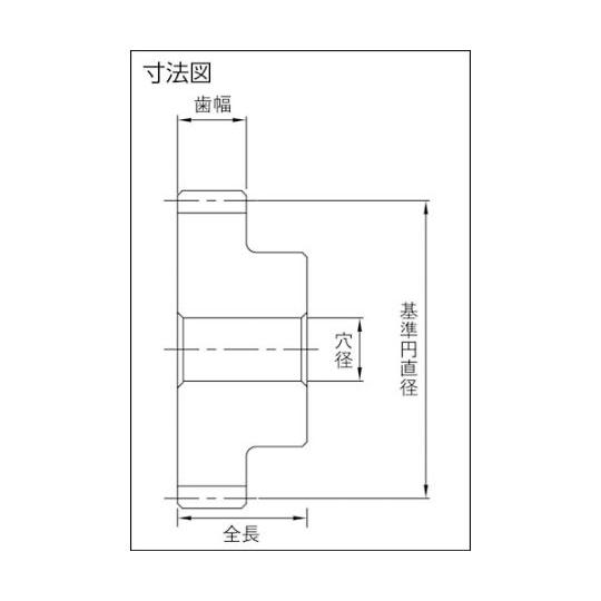 CP平歯車 小原歯車工業 SSCP15-25 (62-9028-45)