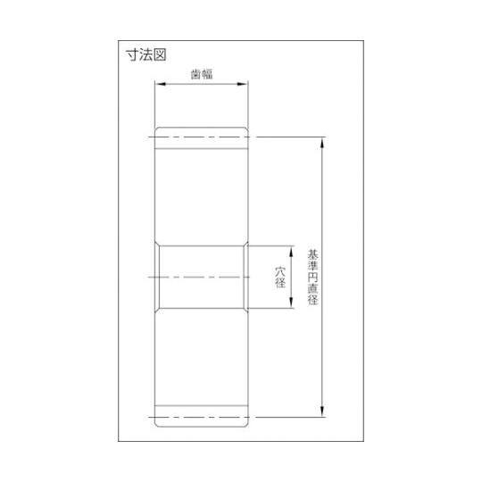 ステンレス平歯車 小原歯車工業 SUSA3-32 (62-9035-64)