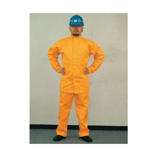 ハイブリッド 耐熱・耐切創 作業服 上着 ネイビーブルー 吉野 YS-PW1BXL (62-9093-43)