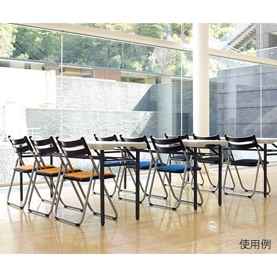 アルミ折畳椅子 CF71-MX ライトグレー SANKEI サンケイ CF71-MX GL (62-9206-06)