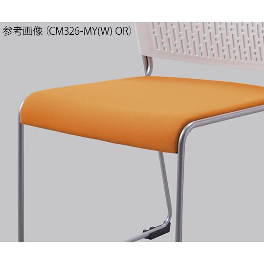まめすけ スタッキングチェア CM326-MX W ブルー SANKEI サンケイ CM326-MX W BL