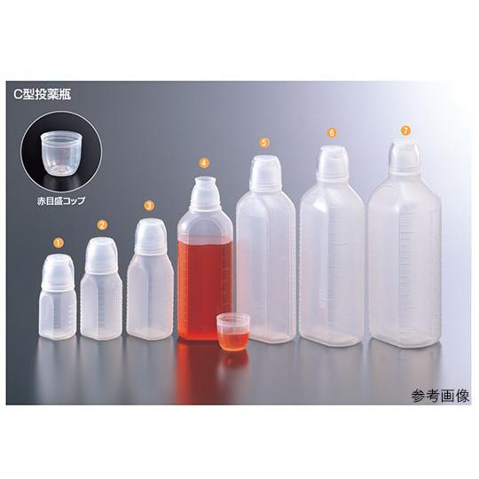 C型投薬瓶 300mL 滅菌有 1ケース 100本入 馬野化学容器 C-300 (63-1377-49)