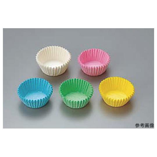 セパレート カラーグラシン紙 紙カップ 白色 5浅 1000枚入 カンダ 377176 (63-1742-14)