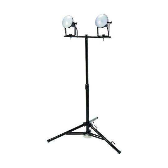 LED投光器 DELKURO 三脚タイプ 2灯 20W 5m トラスコ中山 RTLE-205-SK2 (63-2288-28)