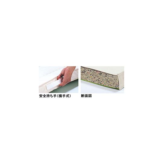 合成スポンジマット すべり止付 6号 120×600×5cm エバニュー EKM285 (63-2970-80)_1