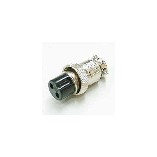 マイクコネクター 2ピン メス 6.2Φ線 APEX PLT-162-P-R (63-3109-31