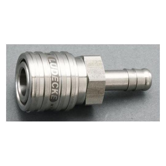 10mm ウレタンホースカップリング ステンレス製/ワンプッシュ エスコ 
