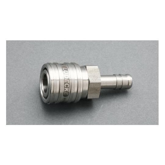 13mm ウレタンホースカップリング ステンレス製/ワンプッシュ エスコ EA140GT-213 (63-3199-49)