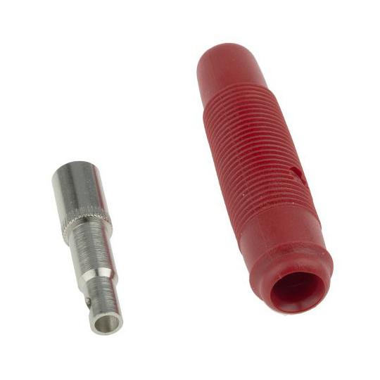 Hirschmann Test ＆ Measurement Red in-line socket 4mm 931804101 (63-4716 ...