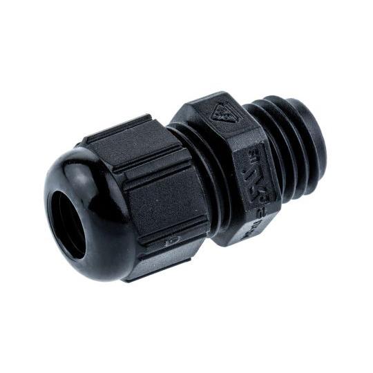 ケーブルグランド 径 M12 材質 ポリアミド ロックナット付き 1袋 5個入 Lapp 53111200+53119100 (63-4772 ...