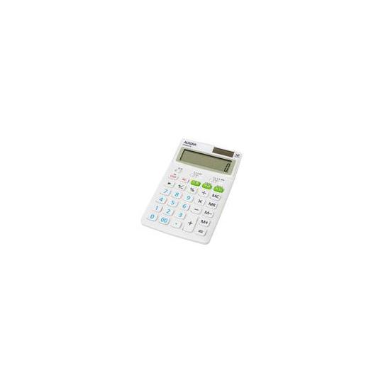 AURORA オーロラ 卓上税率切替電卓 ホワイト DT650TX-W (63-6510-88)｜a1-shop｜02