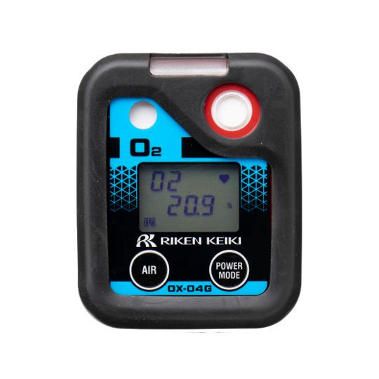 個人装着型酸素濃度計 乾電池仕様 理研計器 OX-04G (63-7822-49)
