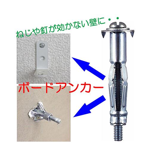アンカー らくらくボードアンカー 8本入 4mm 若井産業 RBA412D (63-7933-31