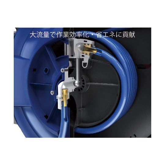 セーフティーリール ネオングリーンホース 14m 9.5x13.5mm 接続R3/8 セインジャパン 19-911-2138 (63-9362-44)