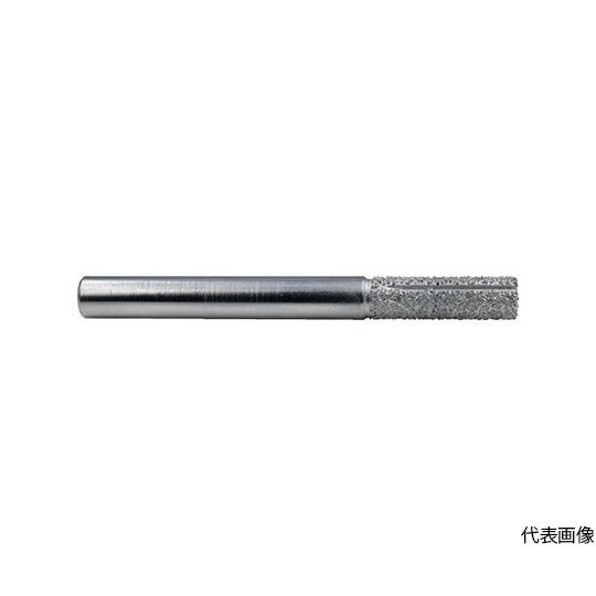 焼結ダイヤモンドバー 円筒 刃径・シャンク径8mm 80mm トラスコ中山 PCM8.0-D427 (63-9545-62)