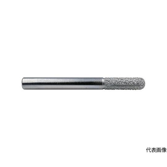 焼結ダイヤモンドバー先丸円筒 刃径・シャンク径10mm 80mm トラスコ中山 PCRM10-D427 (63-9545-63)