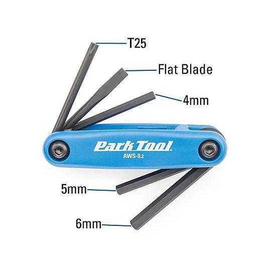 ParkTool フォールドアップヘックスレンチセット AWS-9.2 (64-0965-74)｜a1-shop｜03