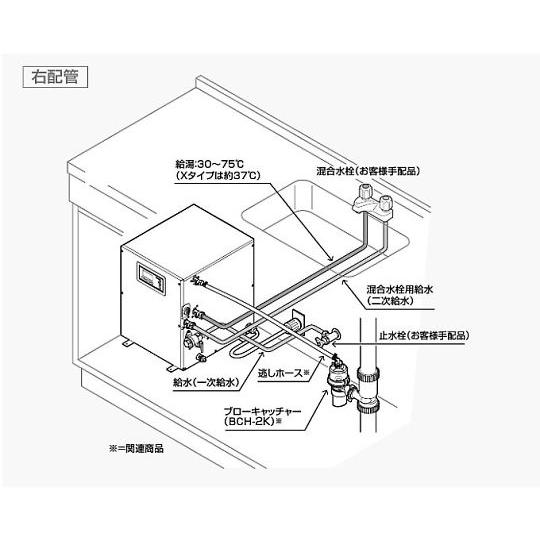 床置貯湯式電気温水器 日本イトミック ESN12ARN111E0 (64-0995-40