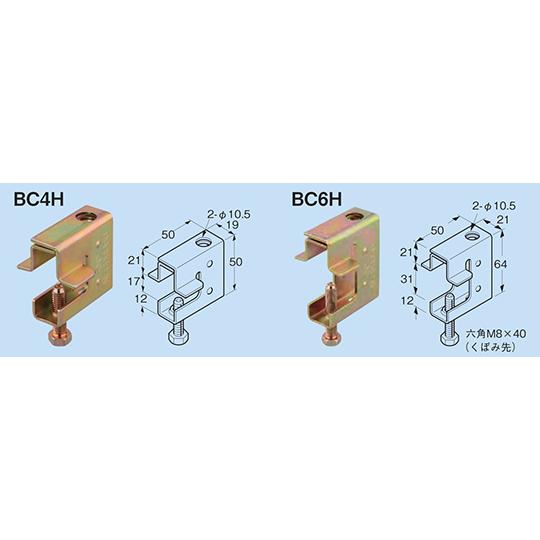 吊り金具 ネグロス電工 BC4H (64-1093-73) : A1ショップ 土日・祝日