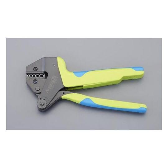 1.5-10.0mm2 圧着ペンチ 裸圧着スリーブ用 エスコ EA538KR-31 (64-2220-44)