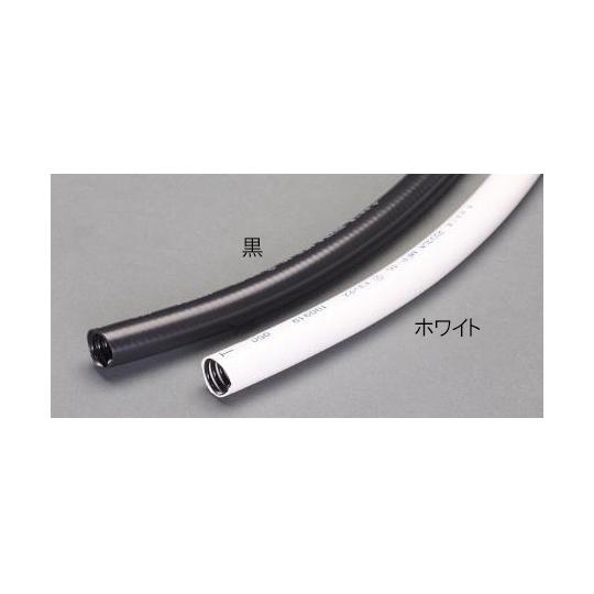 エスコ ケーブル保護管 マシンフレキ/ホワイト 16/23.0mm×10m EA947TB-21 (64-2285-73)