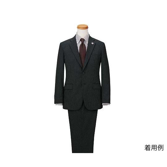 メンズスリムストレッチジャケット グレー S FACEスーツ FJ0012M-2 S (64-4106-08)